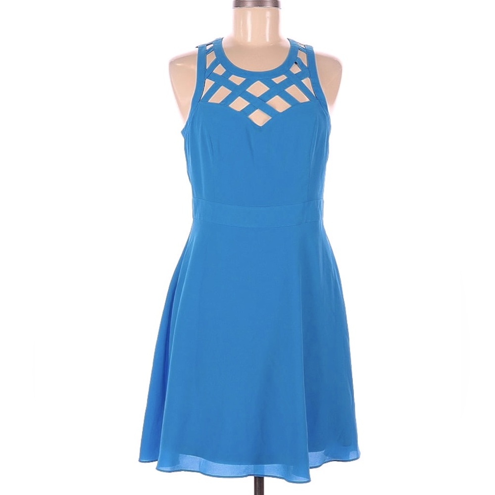 GUESS Beautiful Blue Cutout Dress!